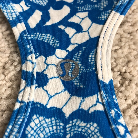 SOLD Lululemon Cool Racerback Tank - Blue - Size 6 - Picture 4 of 4